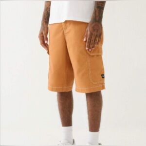 True Religion Men's DK Khaki Shorts Size 30 NWT Style 108056